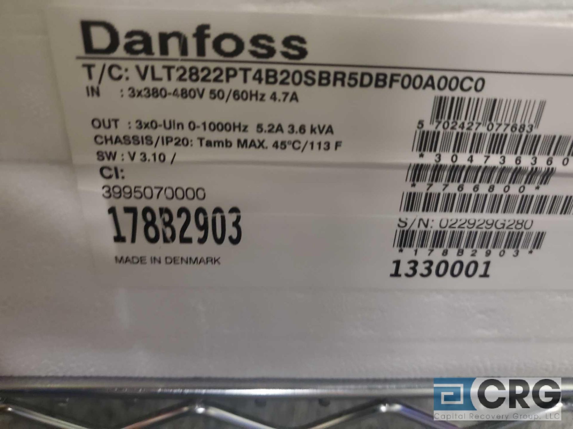 Danfoss VLT2800 drive, (NEW) - Image 3 of 3