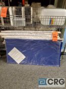 Lot of (10) cases of cleanroom contamination control mats, size 18 in. X 36 in., color blue