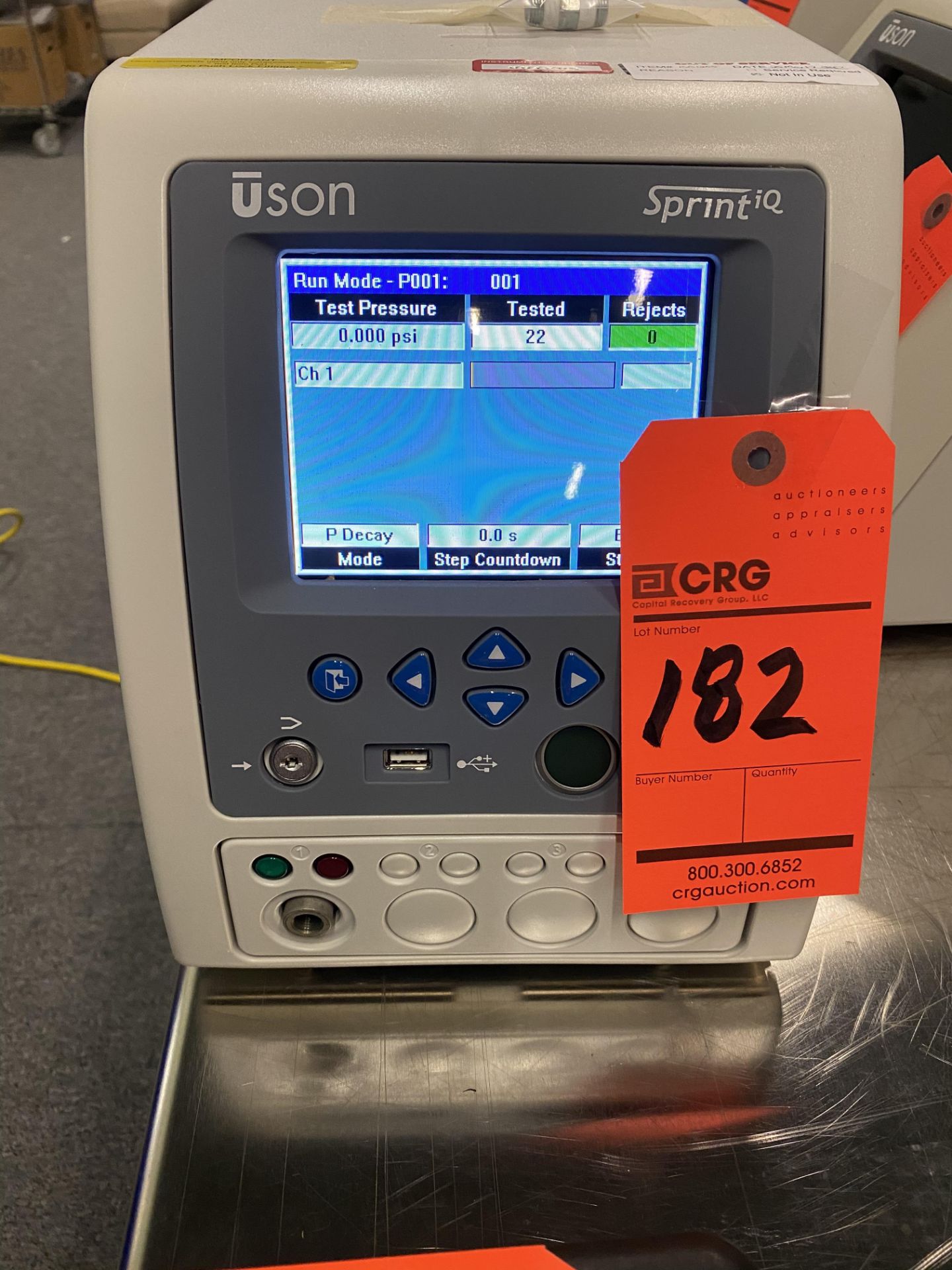 Uson Sprint iQ I-81SPF 1-Channel Pressure and Leak Tester