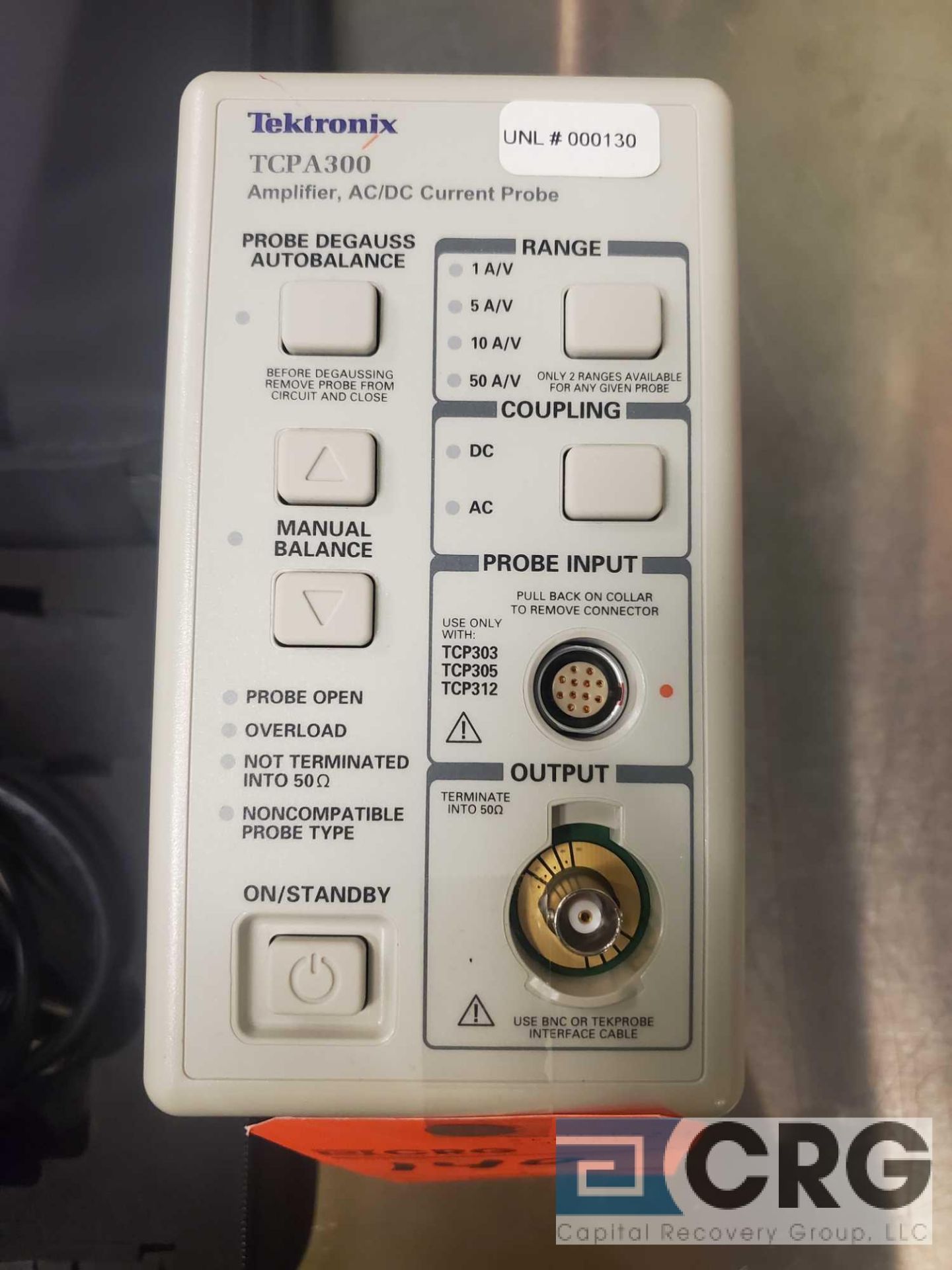 Tektronix TCPA300 amplifier / AC DC current probe - Image 2 of 3