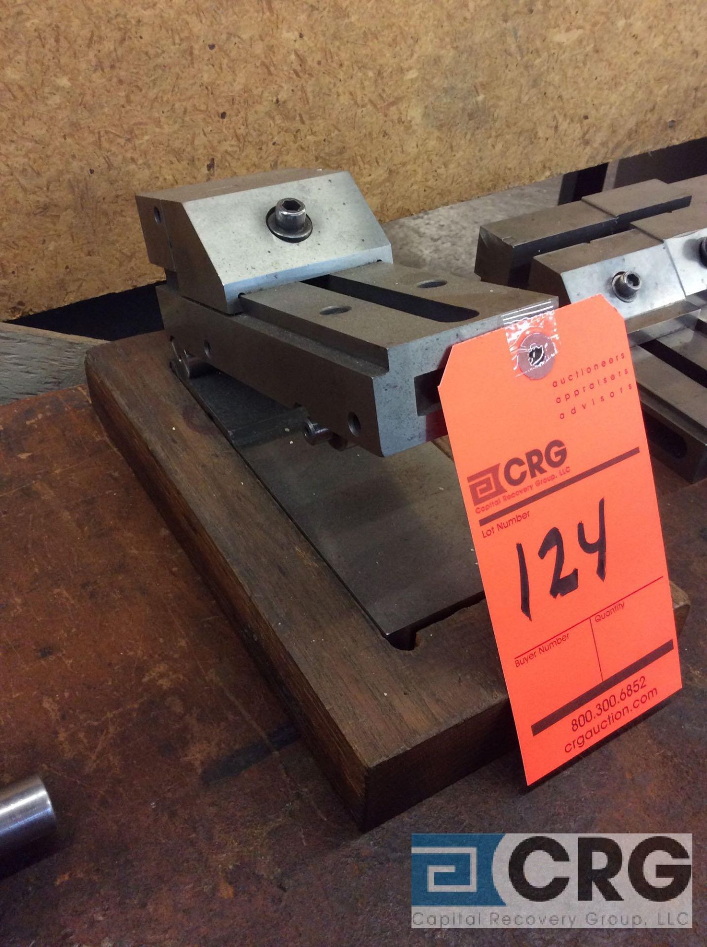 Precision vise, 3 inch, with angle base (LOCATED IN TOOL ROOM MACHINE SHOP)