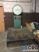 Stathmos platform scale, 2200 lb capacity, 60 inch wide X 80 inch deep (LOCATED ON 1ST FLOOR