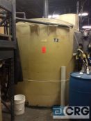 Approx 2200 gallon poly treatment storage tank (LOCATED ON 1ST FLOOR CHEMICAL MIXING)