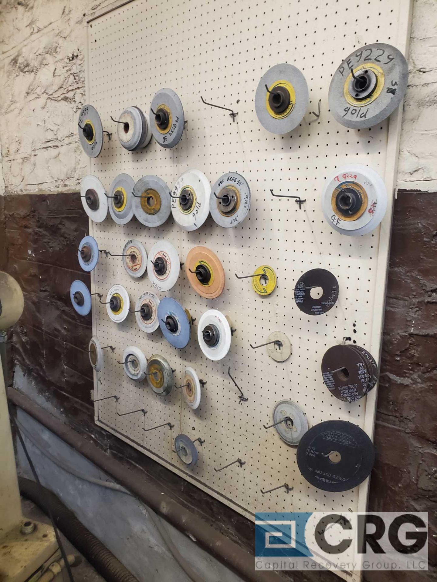 Lot of asst grinding wheels, contents of (4) areas (LOCATED IN TOOL ROOM MACHINE SHOP) - Image 4 of 4