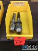 Lot of (2) Albrecht keyless chucks with R8 collet shanks (LOCATED IN TOOL ROOM MACHINE SHOP)