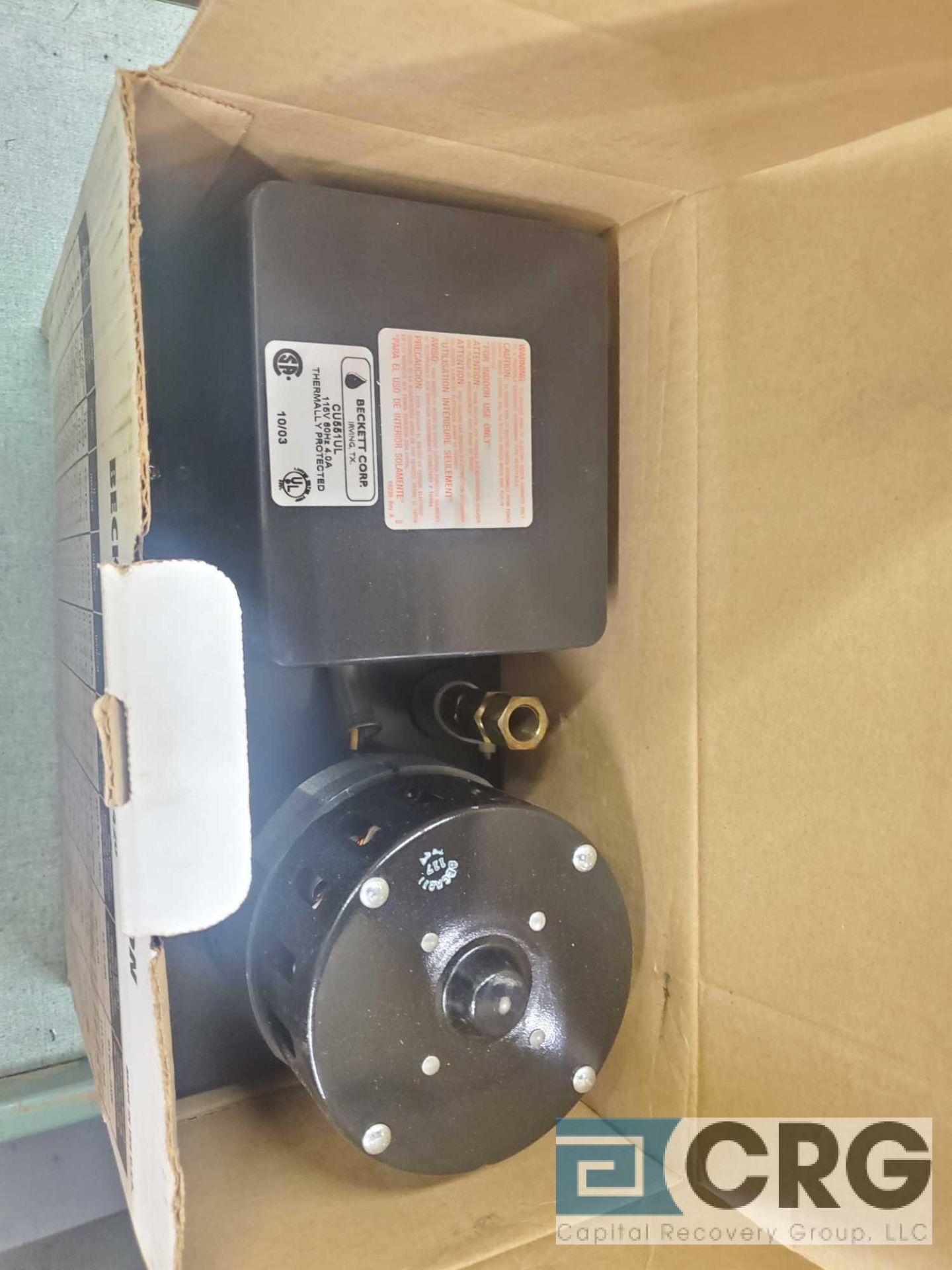 Beckett 5P226C condensate removal pump (NEW IN BOX) (LOCATED INSIDE TOOL ROOM) - Image 2 of 2