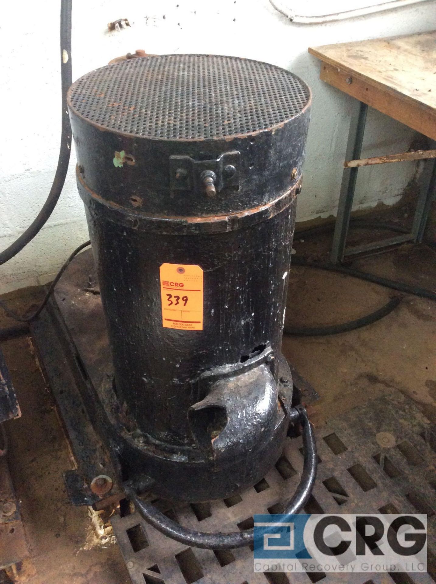 Electric spin dryer, aluminum coiled, steam heated. (LOCATION: PLATING ROOM ON 2ND FLOOR)
