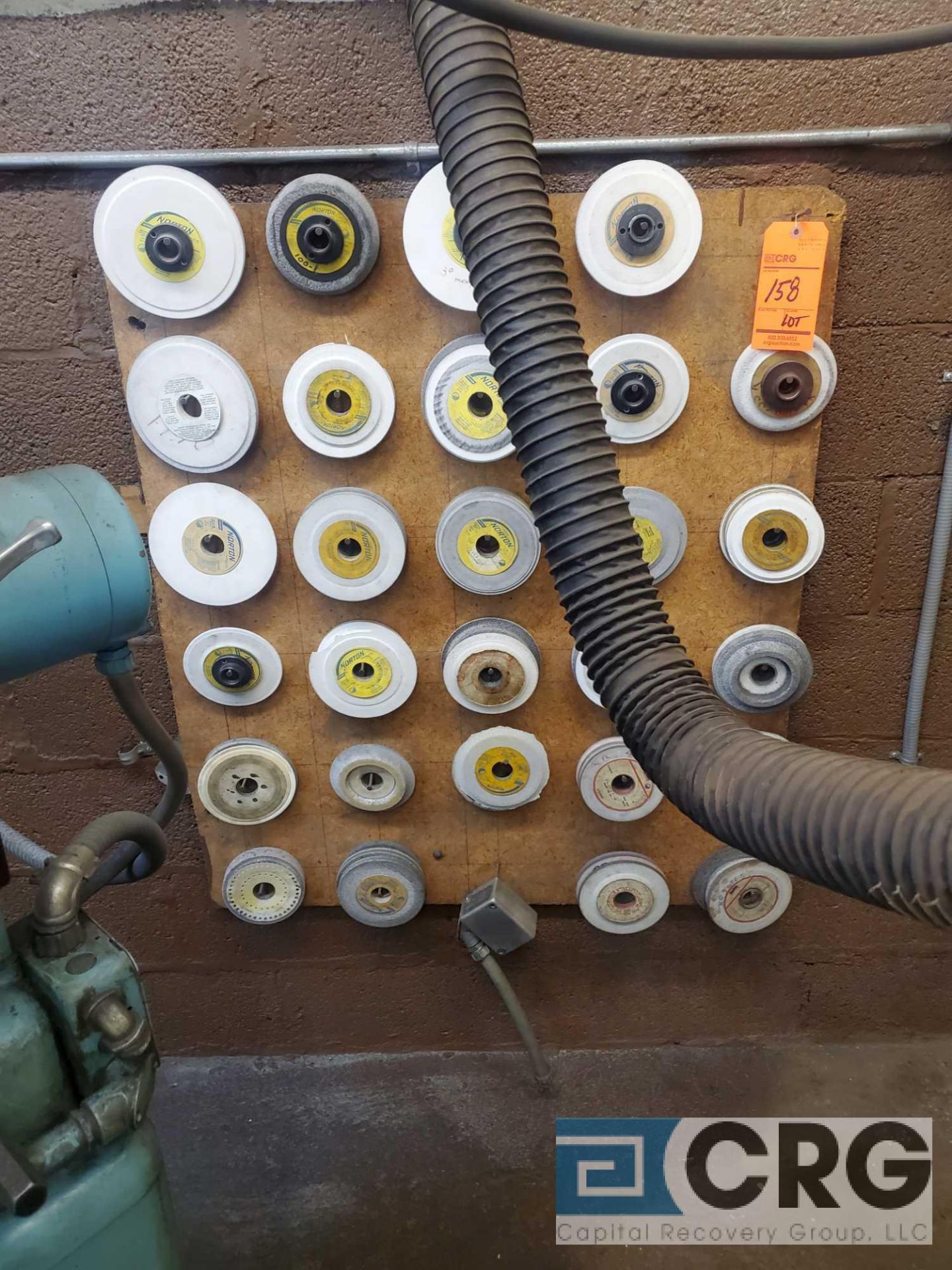 Lot of asst grinding wheels, contents of (4) areas (LOCATED IN TOOL ROOM MACHINE SHOP) - Image 3 of 4