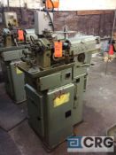 Escomatic Model D2 screw machine, coil fed, 3/16 max wire dia, with wire payoffs and rotary