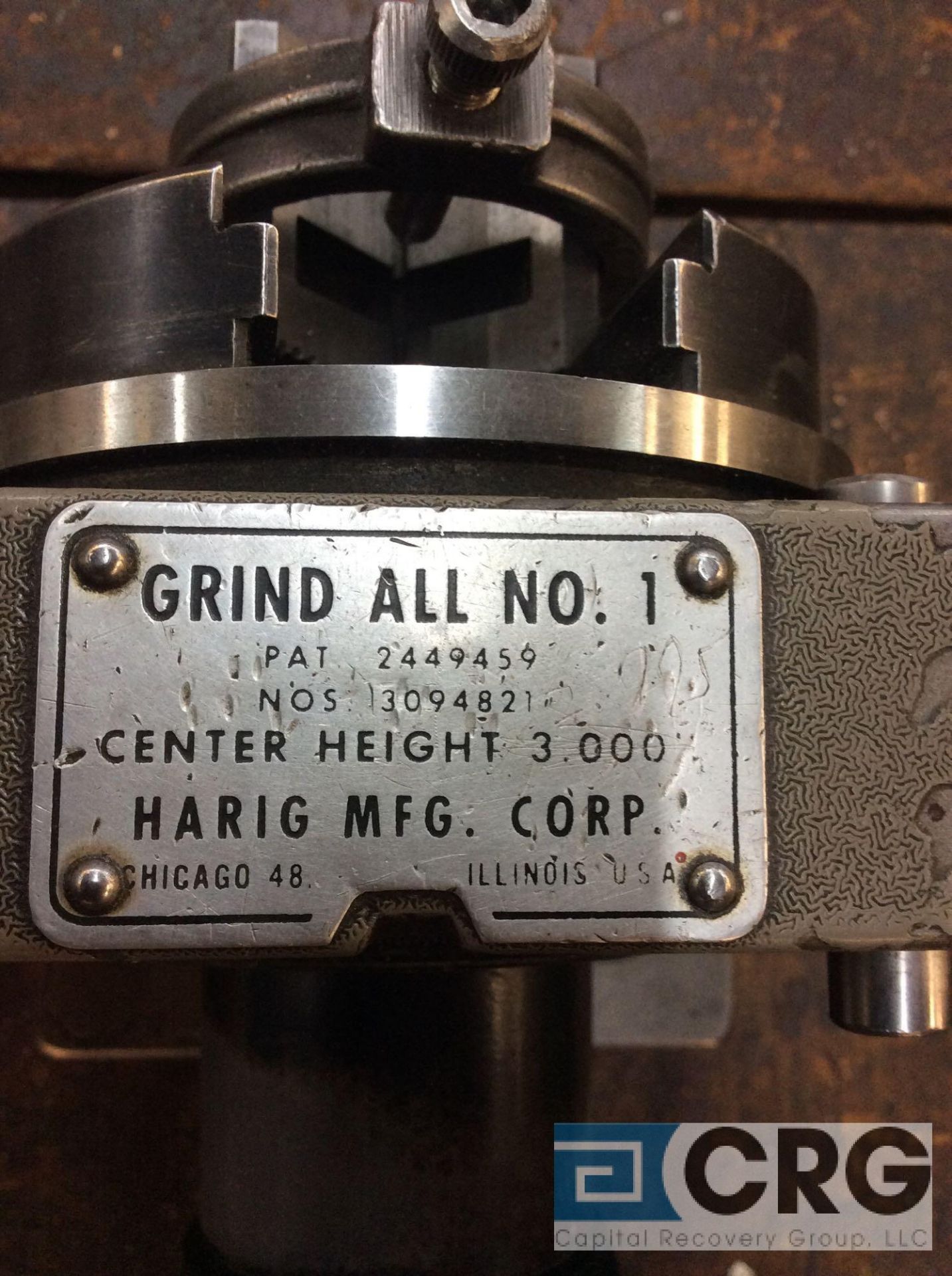 Harig Grind All #1 V-Block grinding fixture and Indexing spacer (LOCATED IN TOOL ROOM MACHINE SHOP) - Image 3 of 4