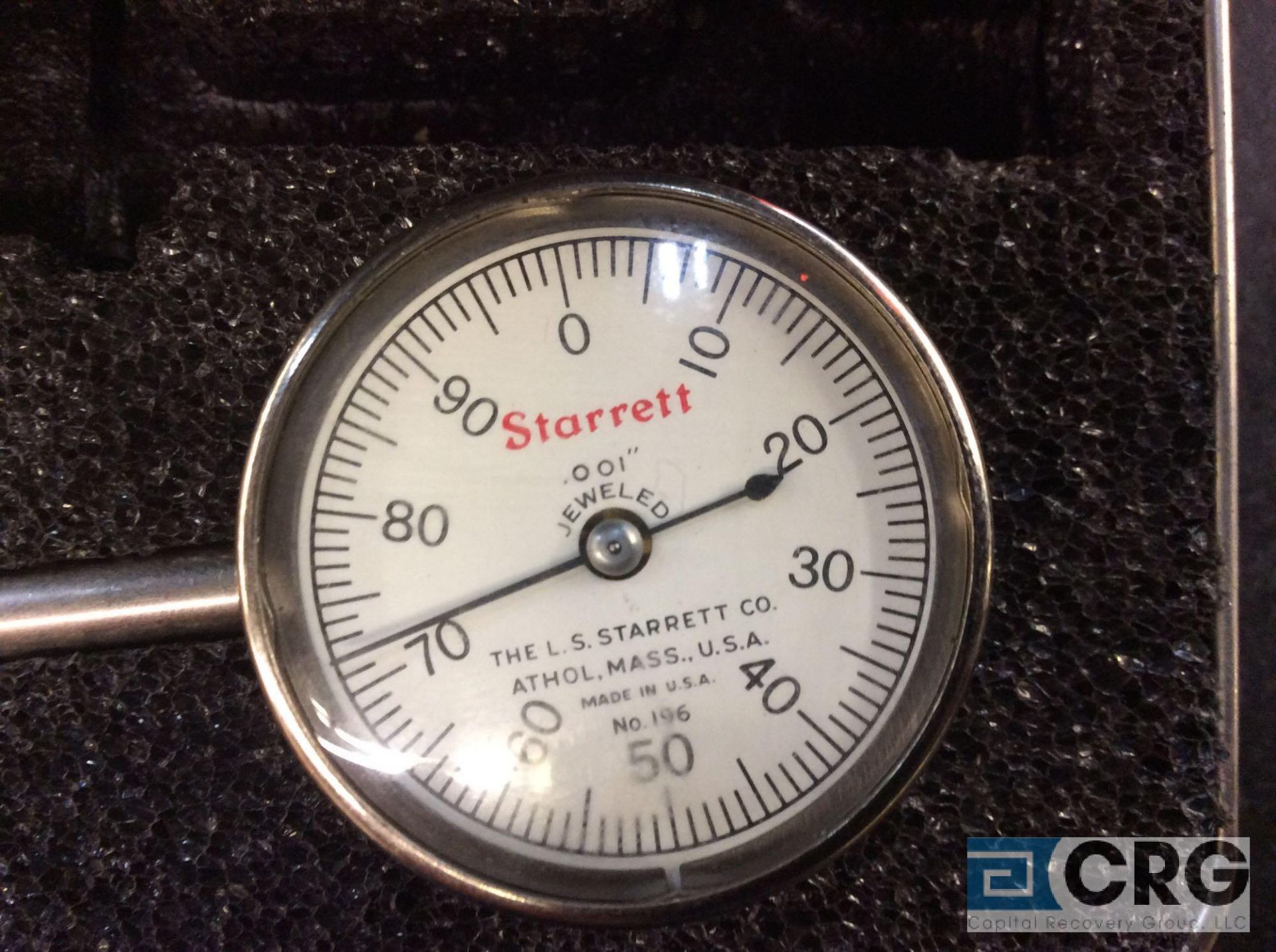 Starrett dial indicator with accessories and case (LOCATED IN TOOL ROOM MACHINE SHOP) - Image 2 of 2