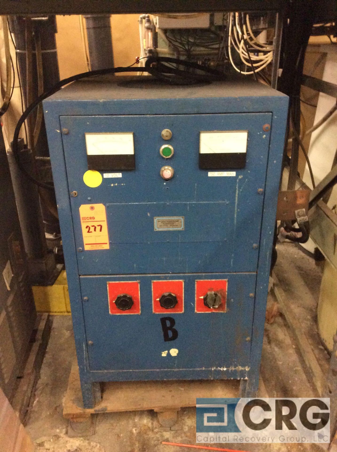 New England Electroplating Co. electrical rectifier, 12 volts, 750 max amps  (LOCATED ON 1ST FLOOR