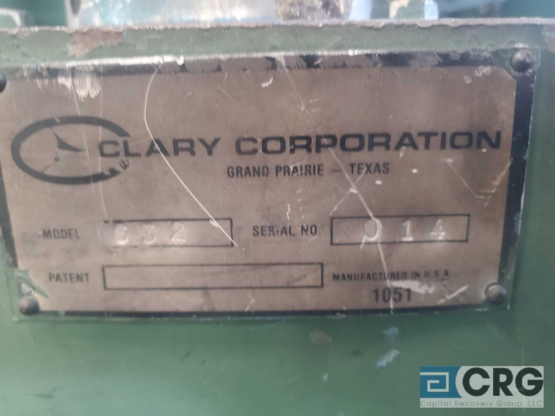 Clary pallet shrink wrapper, 6 ft rotary table, 3 phase - Image 4 of 4