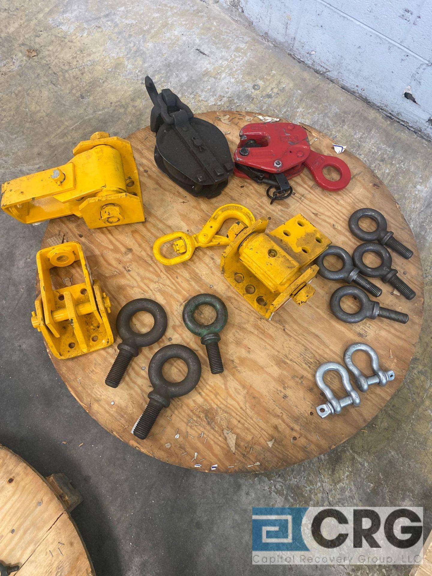 Lot of assorted rigging, strapping, and hoisting equipment, including (6) lengths of chain, (1) - Image 5 of 12