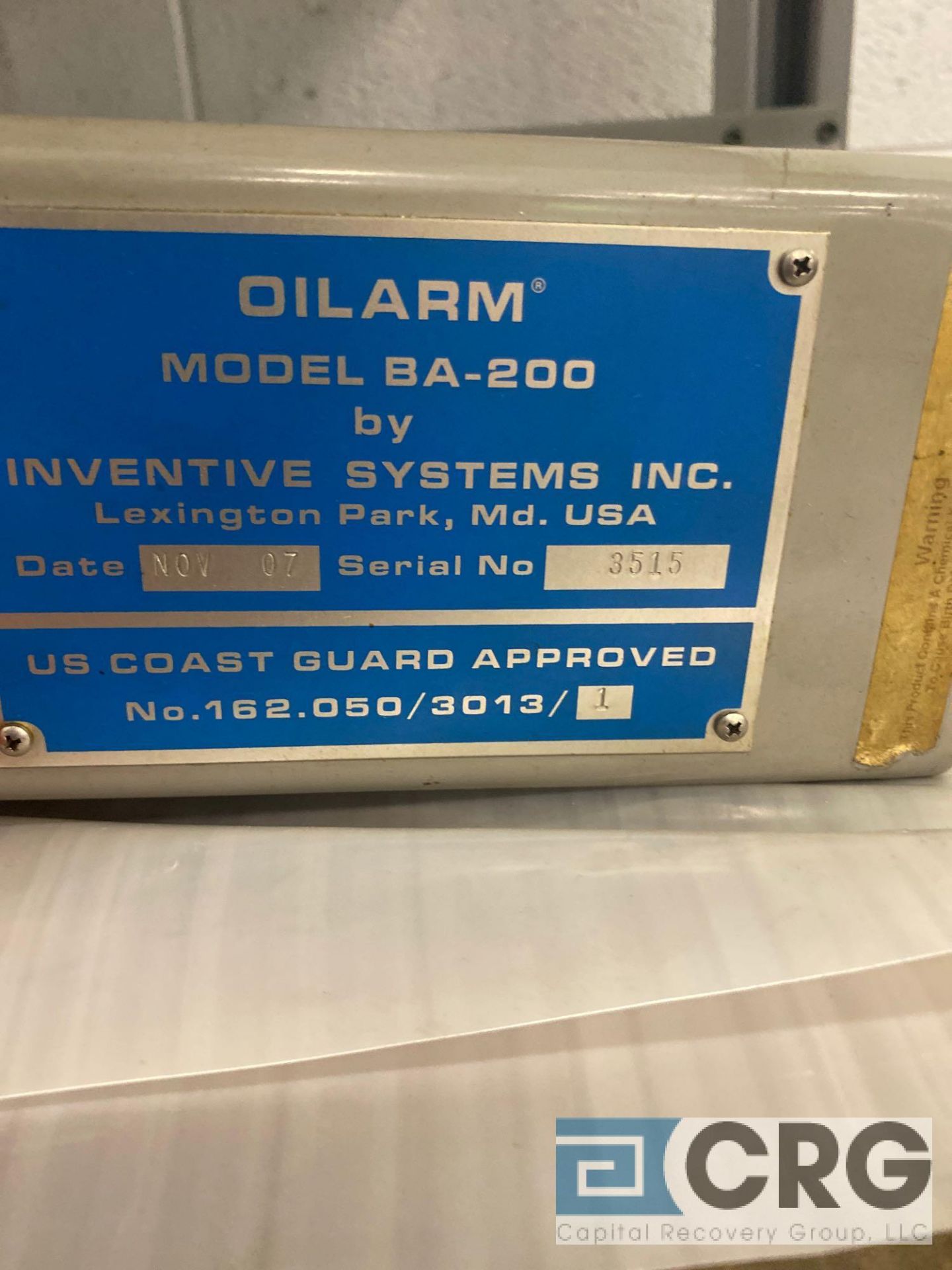 OilArm BA-200 oil testing system SN# 3515 - Image 2 of 4
