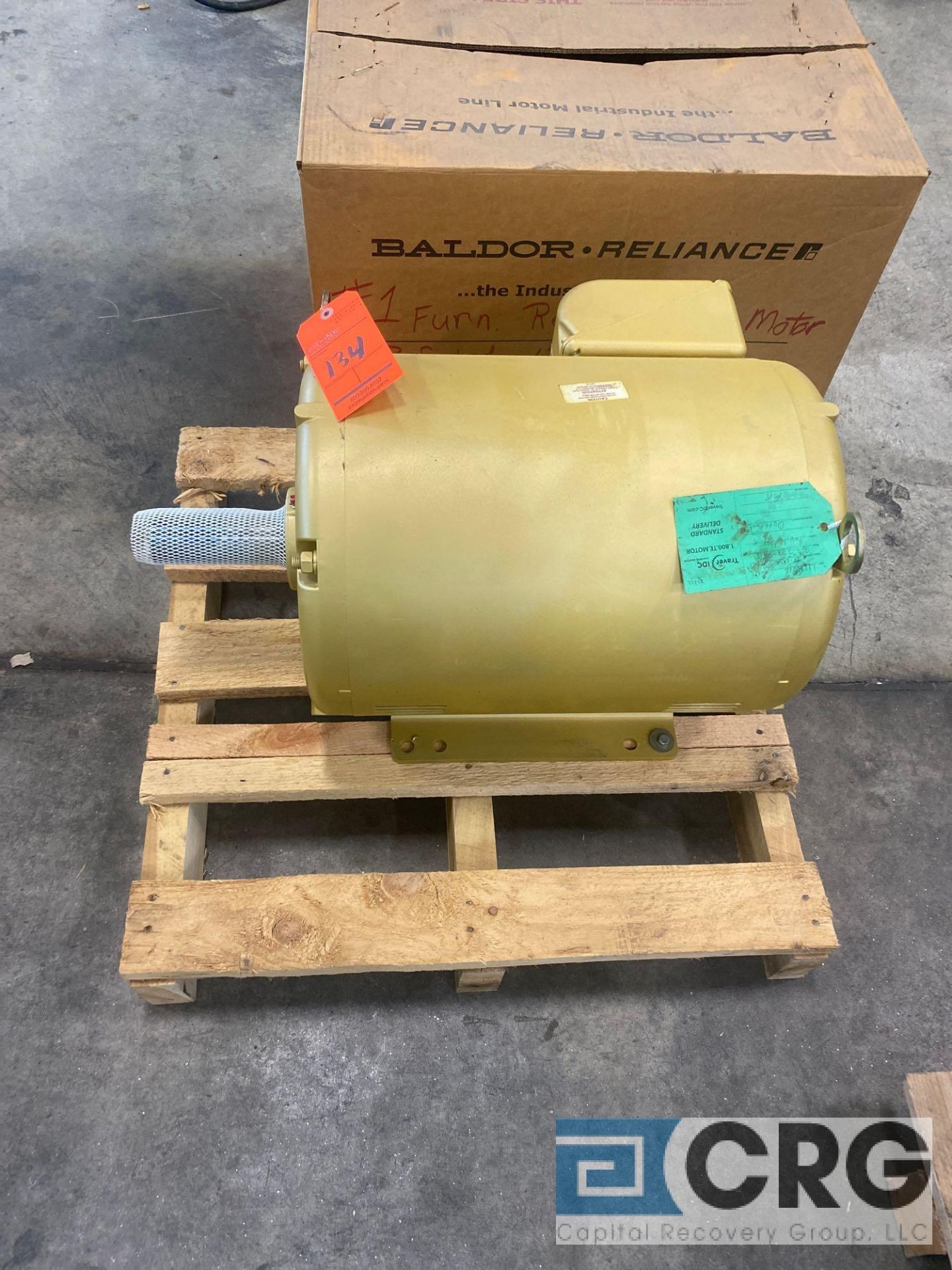 Baldor 50 HP AC drive motor, 1775 RPM, 230/460 volt, 325T frame