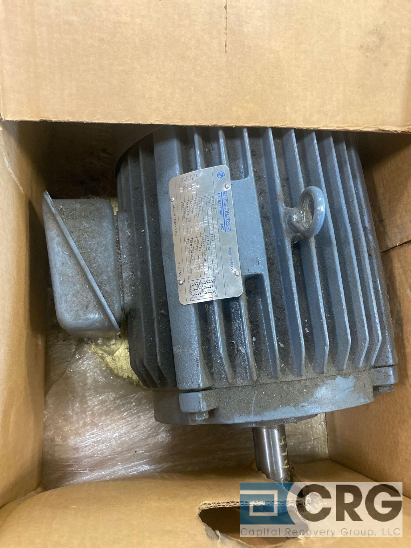 Lot of (4) used motors, including (1) Sterling 5 HP 1160 RPM 3ph AC motor, (1) GE 5 HP 1745 RPM - Image 2 of 9