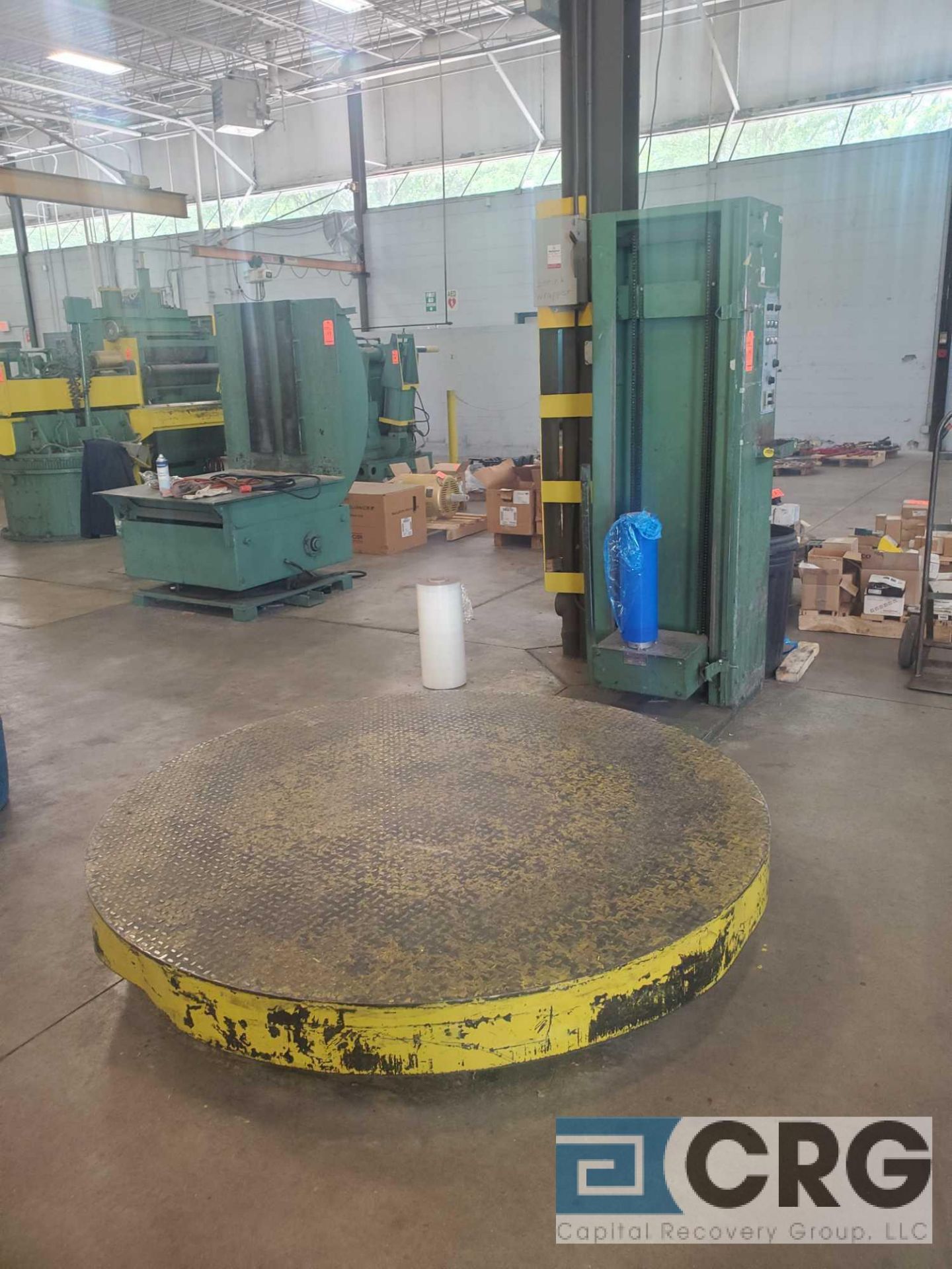 Clary pallet shrink wrapper, 6 ft rotary table, 3 phase - Image 2 of 4