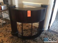 52 inch curved hostess / greeter counter