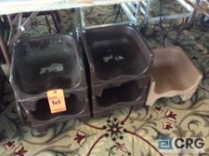 Lot of (5) plastic booster seats