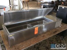 Silver King counter top stainless steel cooler, self contained, 1 phase