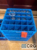 Lot of (325) assorted glass drinking cups, short glasses and stemware of assorted styles,