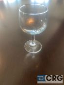 Lot of (304) stemware glasses 3.25 inch top diameter X 6.5 tall