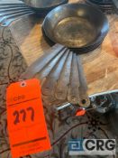 Lot of (6) frying pans 11 inch diameter