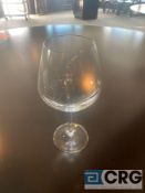 Lot of (49) wide stemware, 3 inch top diameter X 8.75 tall