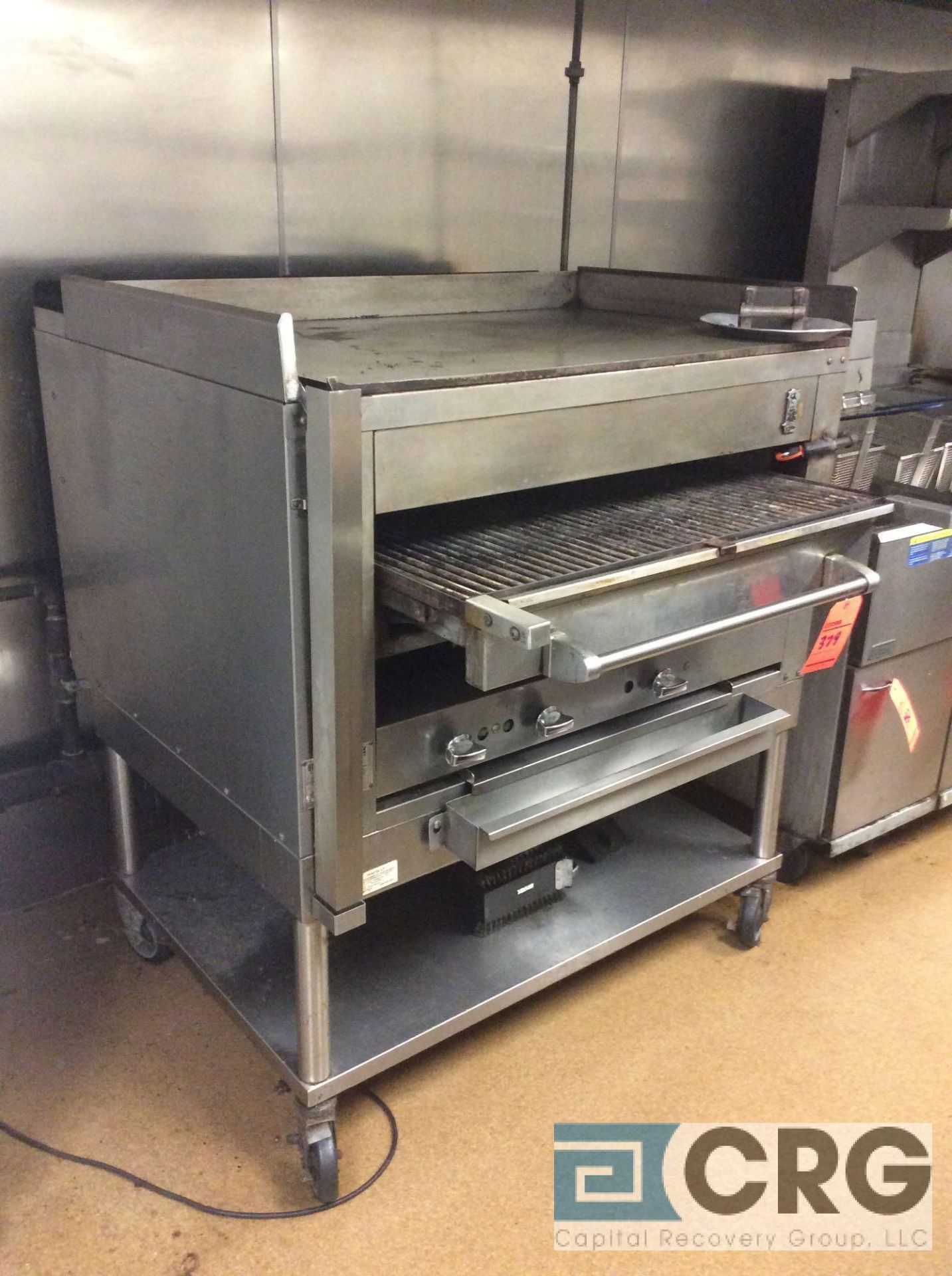 Montague C45-SHB portable stainless steel 36 inch portable charbroiler / grill, GAS, (buyer needs to