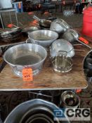 Lot of assorted strainers