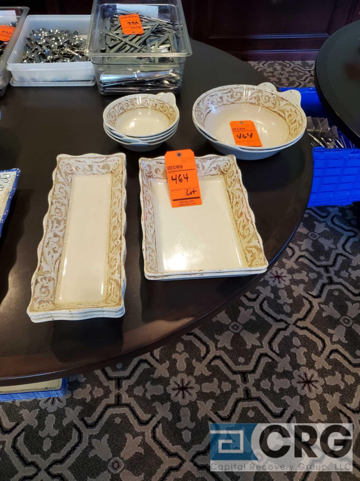 Lot of (54) assorted plastic serving trays - Image 3 of 3