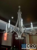 Fine Art Lamps 8-bulb chandelier, with beveled crystal accents