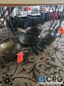 Lot of assorted WOK frying pans