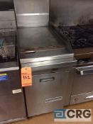 Garland 17 X 24 inch flat top grill with overshelves, GAS (buyer needs to disconnect gas line)