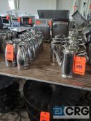 Lot of (35) assorted stainless pitchers