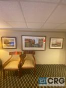 Lot of (3) framed wall paintings