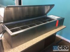 Silver King SKPS12 counter top refrigerated prep station, self contained