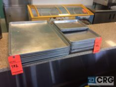 Lot of asst baking trays