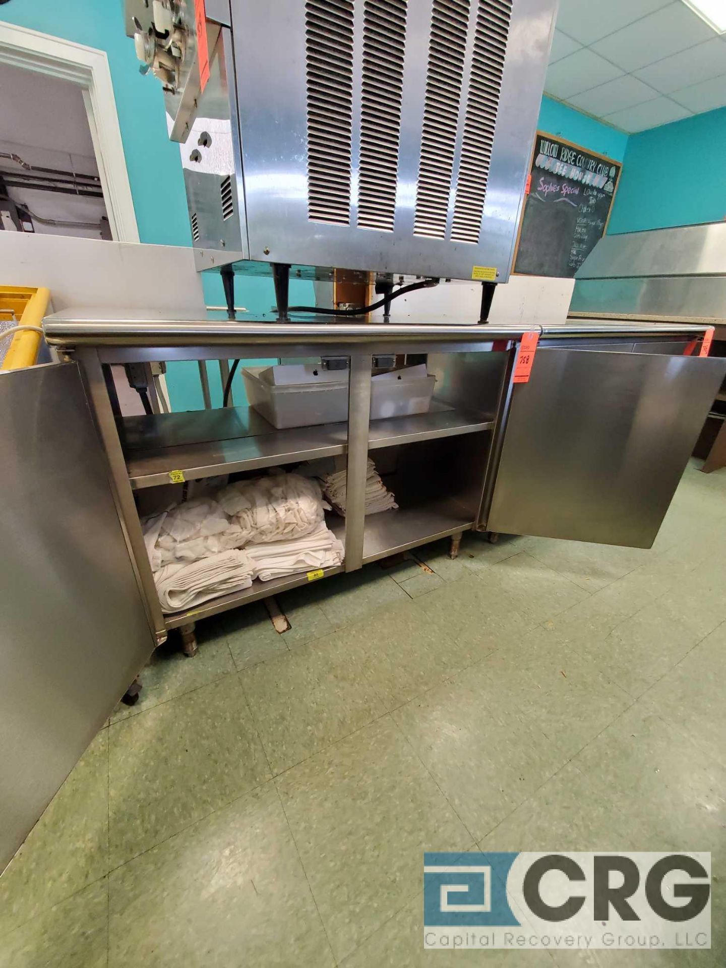 Stainless steel table with 2 shelf compartment, 4 ft (w) x 24 in. (deep) x 36 in. (tall) - Image 2 of 2