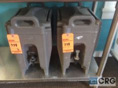 Lot of (2) Cambro dispensers