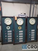 Lot of golf course timing clocks