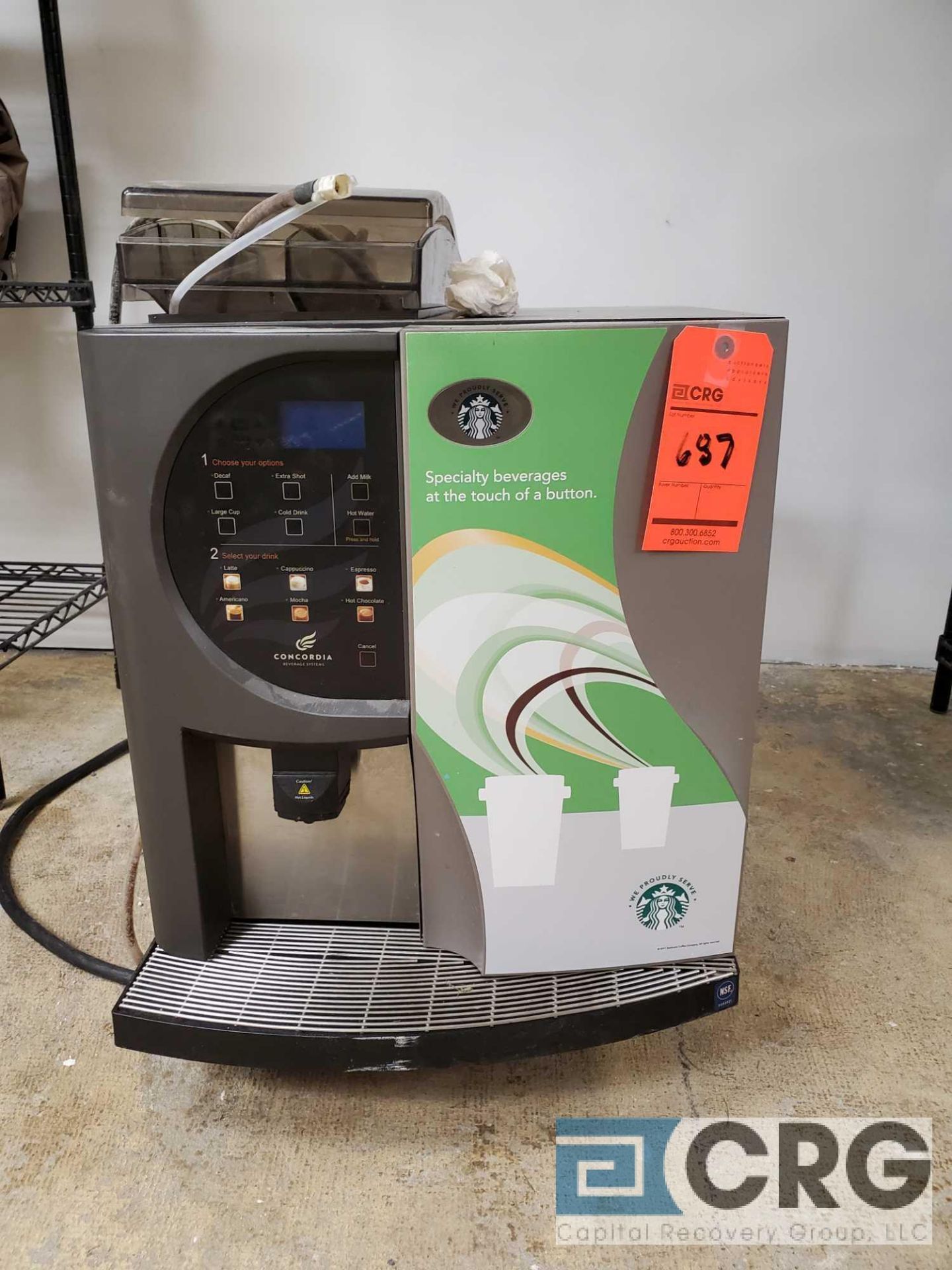 CONCORDIA beverage system, model INTEGRA, S/N 12112, 1ph - Image 2 of 3