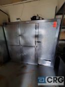 Glenco 5 door stainless steel refrigerator, 80 in. (w) x 28 in. (deep) x 84 in (tall)