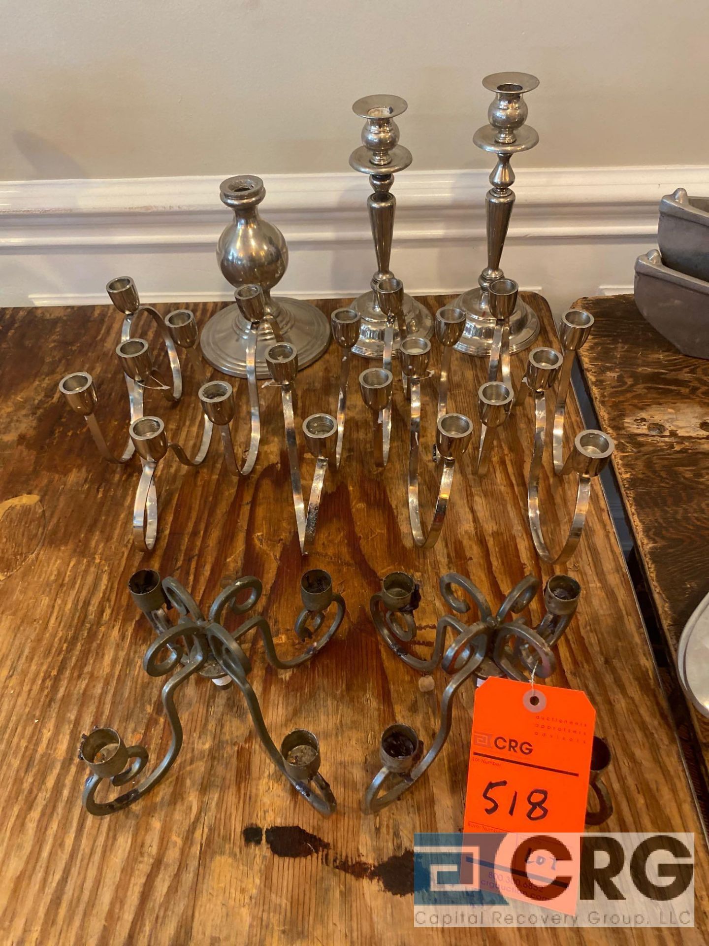 Lot of (14) assorted decorative candle holders - Image 2 of 6
