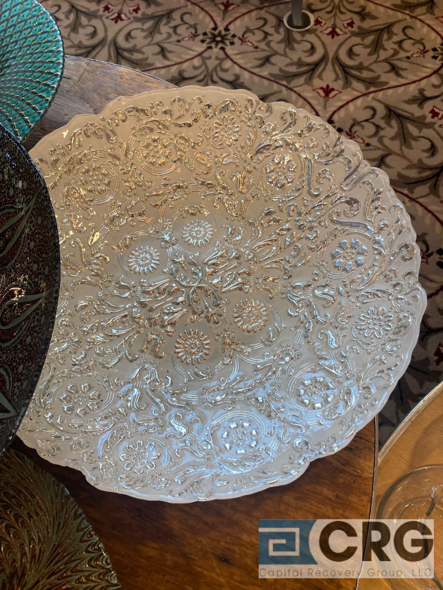 Lot of (9) decorative platters - Image 3 of 6