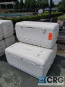 Lot of (3) igloo super coolers