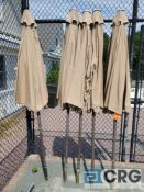 Lot of (5) patio umbrellas