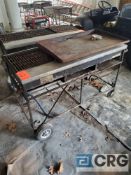 BIG JOHN gas grill 4 ft x 2 ft (16 in. cooking surface) x 31 in. (tall) and griddle top (36 in. x 22