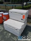 Lot of (3) igloo coolers